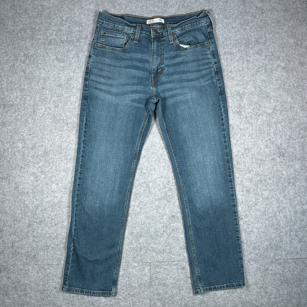 Signature Levis Strauss Denim Jeans Mens‎ 32x30(30x27) Blue Straight Fit Classic